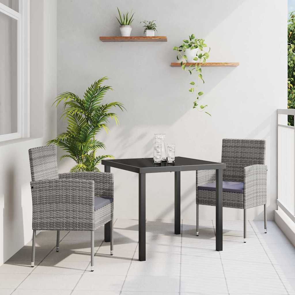 Garten Essgruppe Mit Kissen 7 Pcs Poly-Rattan
