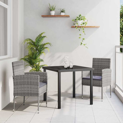 Garten Essgruppe Mit Kissen 7 Pcs Poly-Rattan