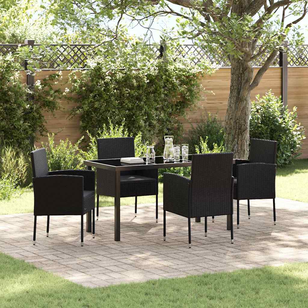 Garten Essgruppe Mit Kissen 7 Pcs Poly-Rattan