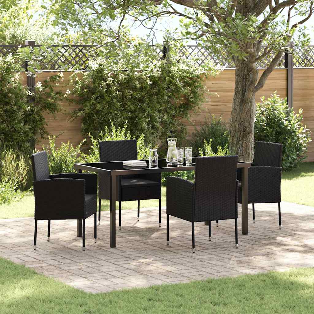 Garten Essgruppe Mit Kissen 7 Pcs Poly-Rattan