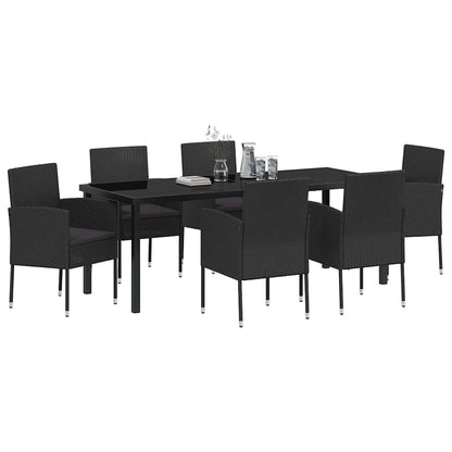 Garten Essgruppe Mit Kissen 7 Pcs Poly-Rattan