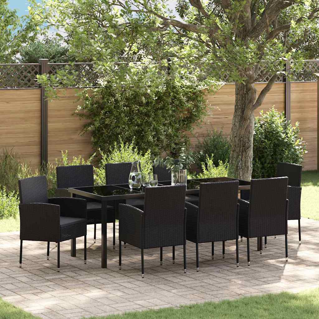 Garten Essgruppe Mit Kissen 7 Pcs Poly-Rattan
