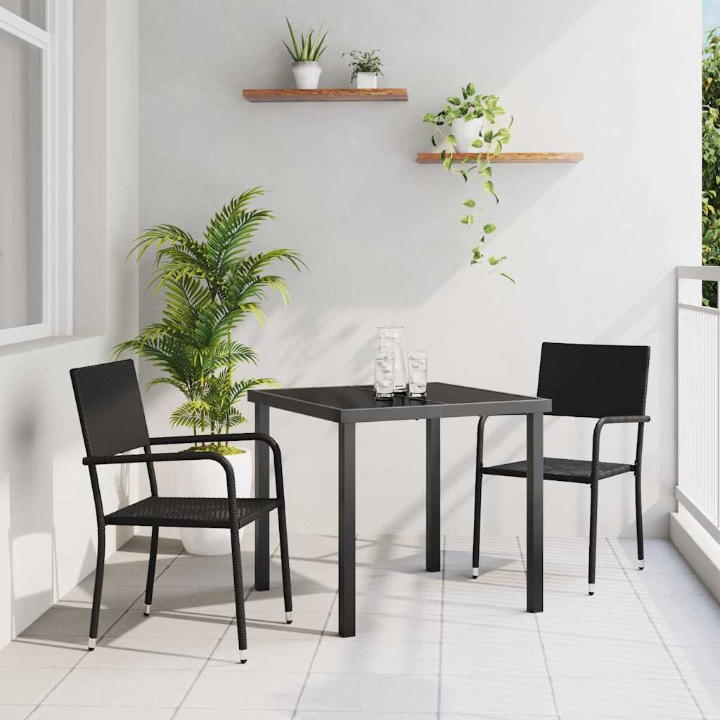 Garten Essgruppe Mit Kissen 9 Pcs Poly-Rattan