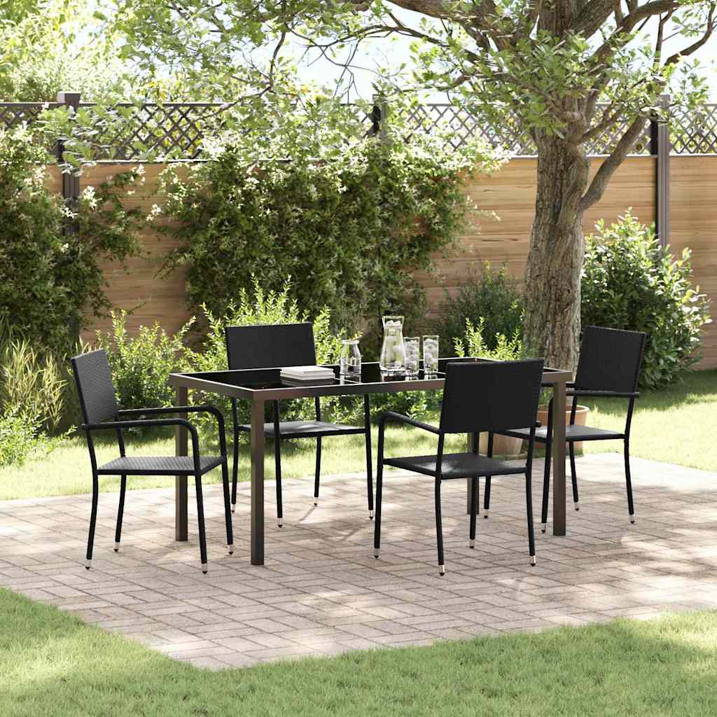 Garten Essgruppe Mit Kissen 9 Pcs Poly-Rattan