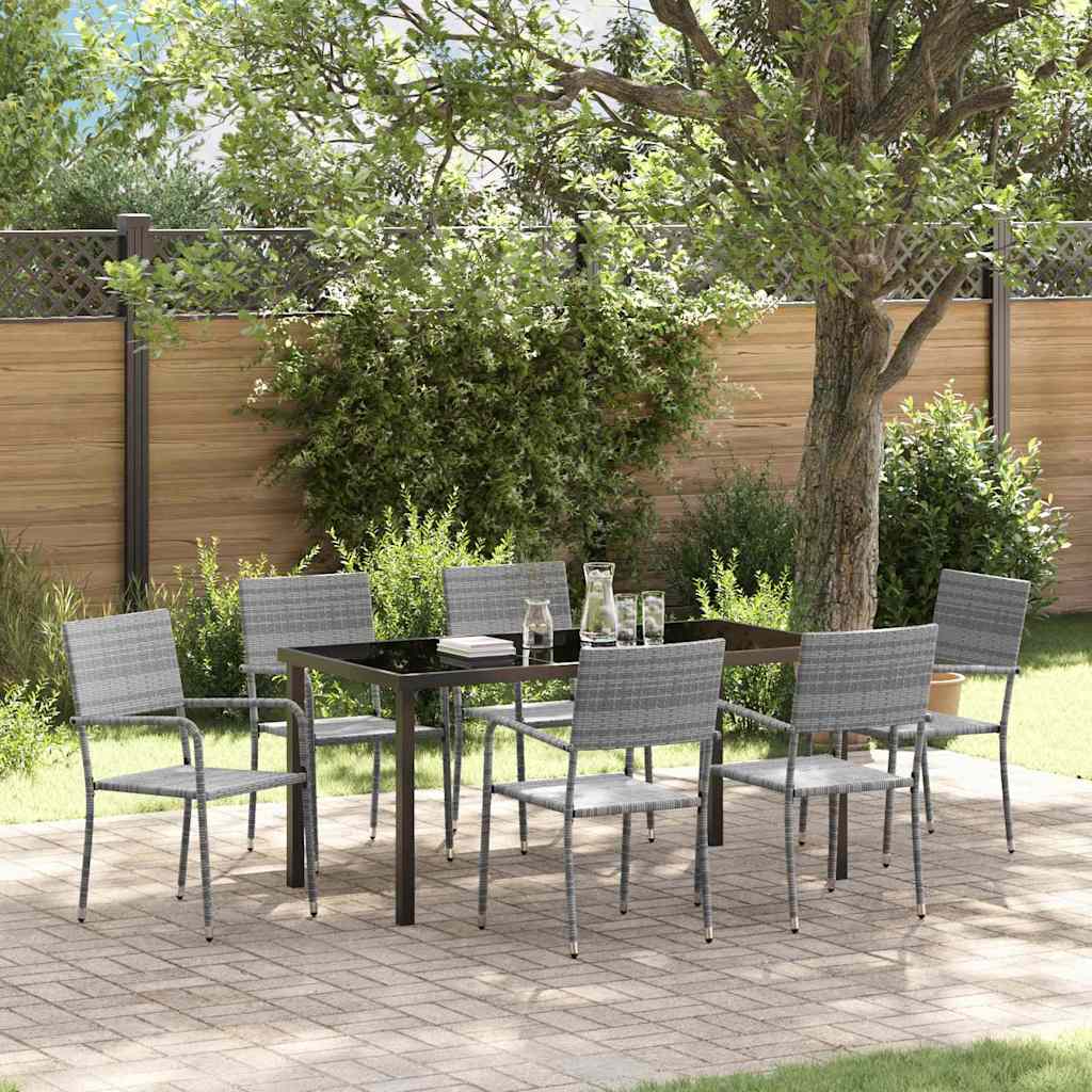 Garten Essgruppe Mit Kissen 9 Pcs Poly-Rattan