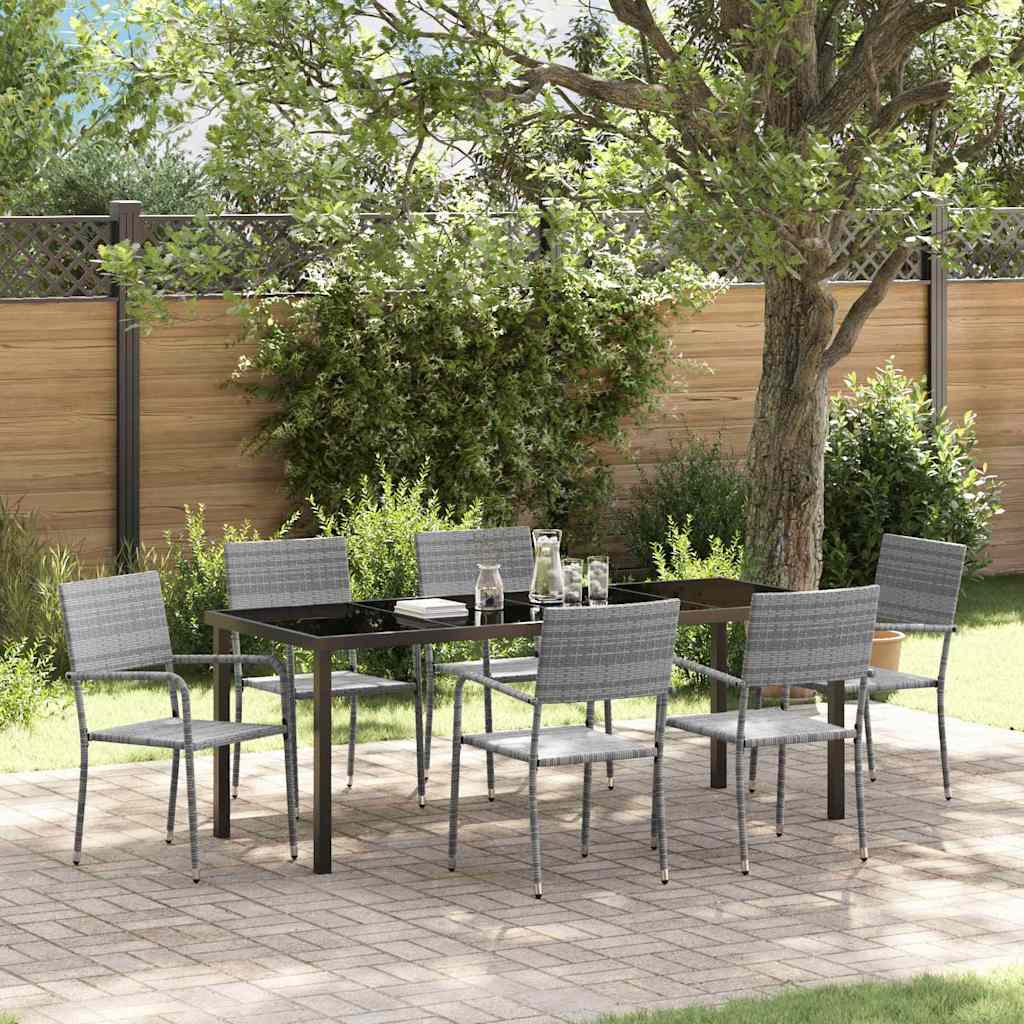 Garten Essgruppe Mit Kissen 9 Pcs Poly-Rattan