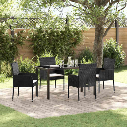 Garten Essgruppe Mit Kissen 7 Pcs Poly-Rattan