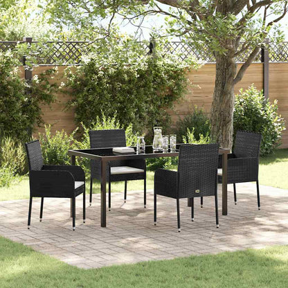 Garten Essgruppe Mit Kissen 7 Pcs Poly-Rattan