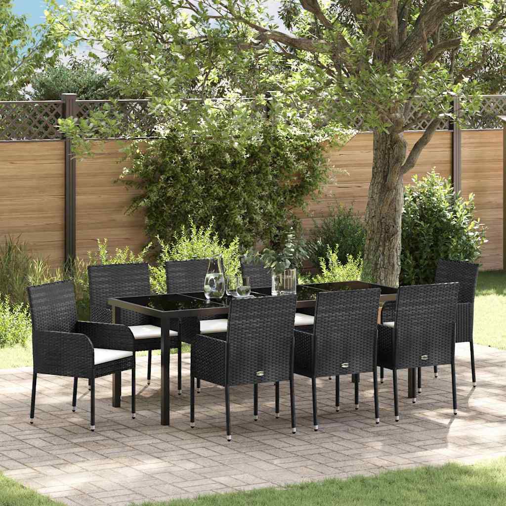 Garten Essgruppe Mit Kissen 7 Pcs Poly-Rattan