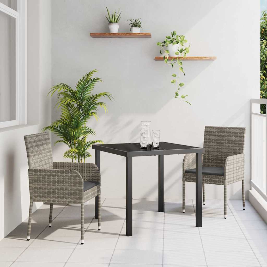 Garten Essgruppe Mit Kissen 7 Pcs Poly-Rattan