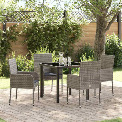Garten Essgruppe Mit Kissen 7 Pcs Poly-Rattan