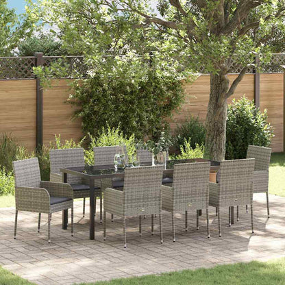 Garten Essgruppe Mit Kissen 7 Pcs Poly-Rattan
