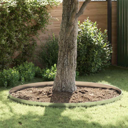 Raseneinfassung 4 Pcs Rostig 450 X 0,05 X 25 Cm
