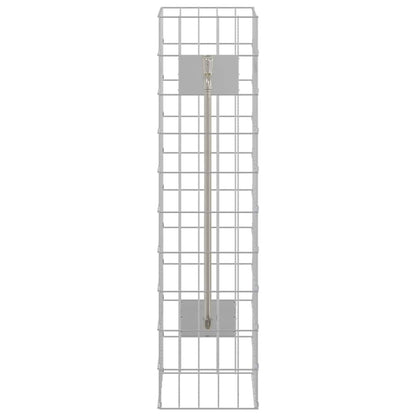Gabionen Wasserhahn Silber 25 X 25 X 100 Cm Edelstahl