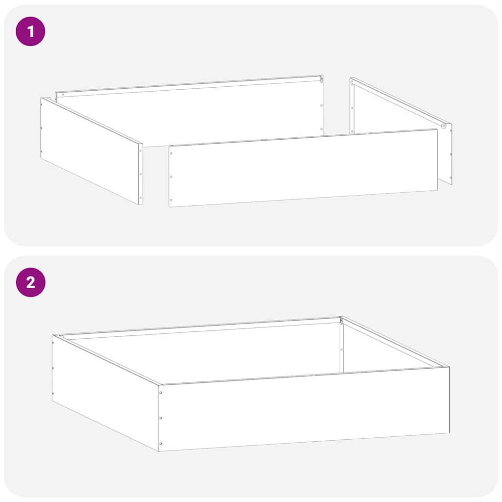 Raseneinfassung 6 Pcs Rostig