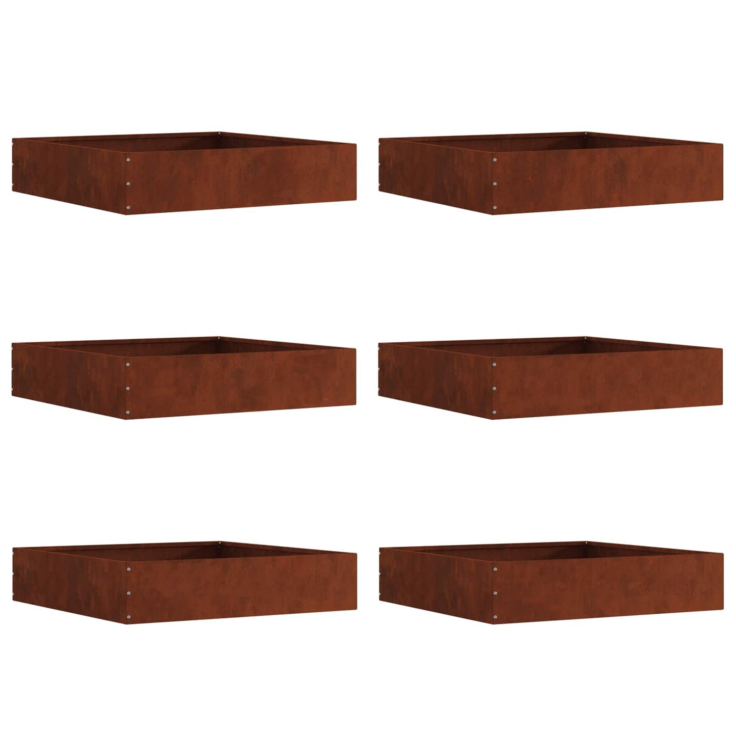 Raseneinfassung 6 Pcs Rostig
