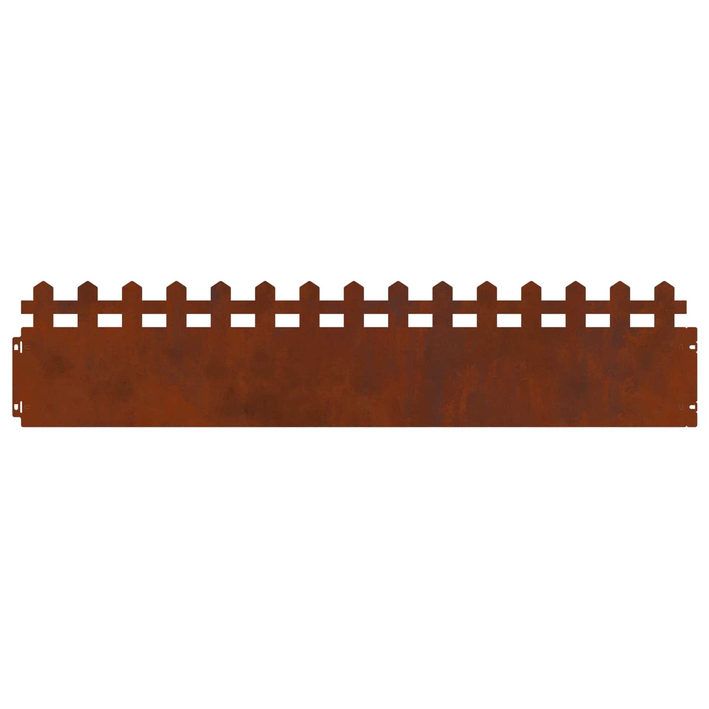 Rasenkanten 20 Pcs Rostig 103 X 0,05 X 22 Cm Wetterfeststahl
