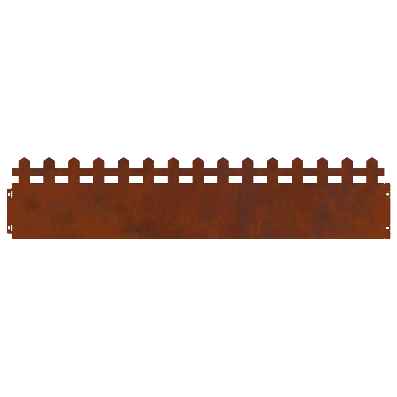Rasenkanten 20 Pcs Rostig 103 X 0,05 X 22 Cm Wetterfeststahl
