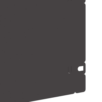Rasenkanten 30 Pcs 103 X 0,05 X 22 Cm Stahl Schwarz