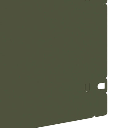 Rasenkanten 30 Pcs Olive Grün 103 X 0,05 X 22 Cm Stahl Olivgrün