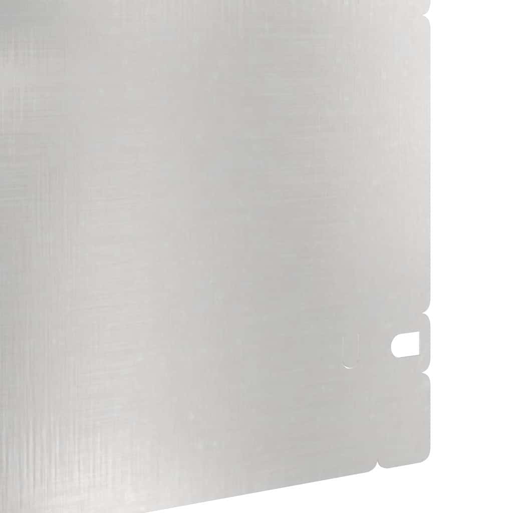 Rasenkanten 30 Pcs Silber 103 X 0,05 X 22 Cm Edelstahl
