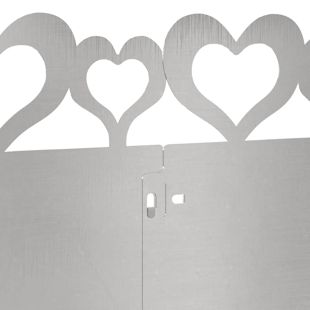 Rasenkanten 30 Pcs Silber 103 X 0,05 X 22 Cm Edelstahl