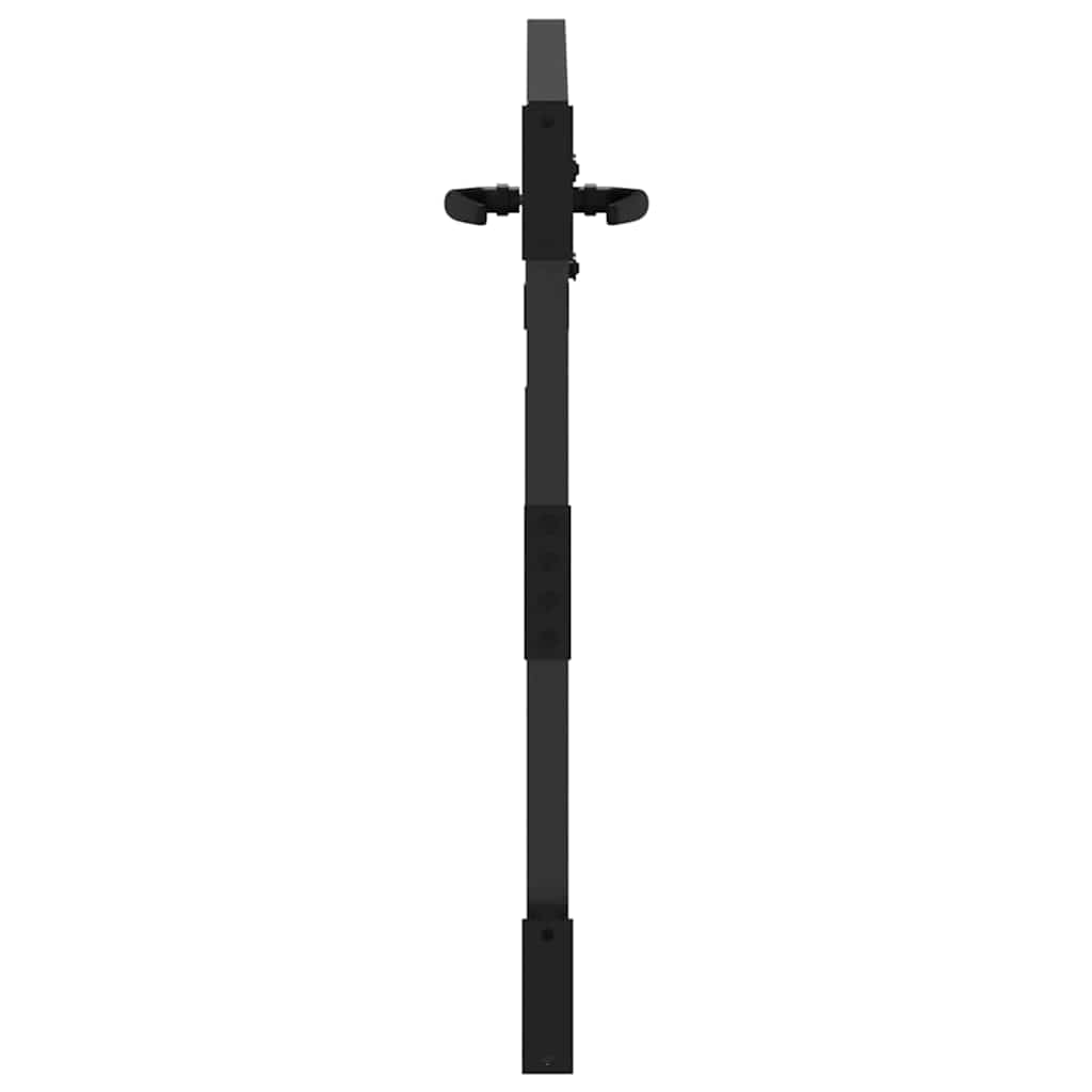 Gartentor Schwarz Pulverbeschichteter Stahl