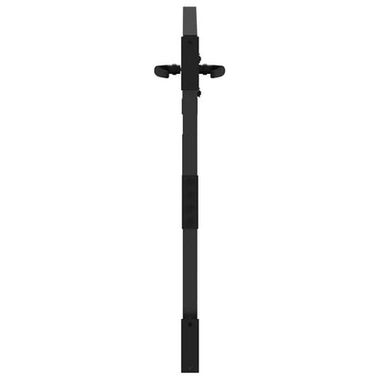 Gartentor Schwarz Pulverbeschichteter Stahl