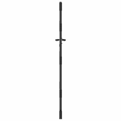 Gartentor Schwarz Pulverbeschichteter Stahl