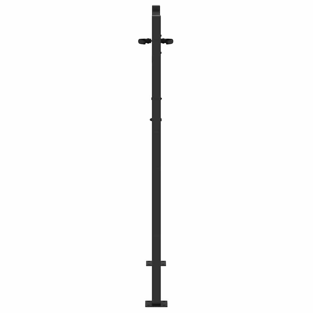 Gartentor 110 X 130 Cm Pulverbeschichteter Stahl