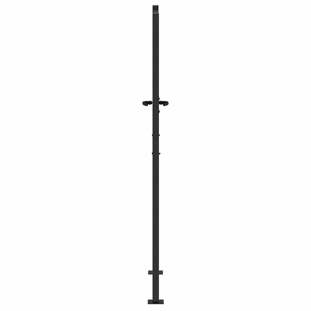 Gartentor 110 X 205 Cm Pulverbeschichteter Stahl