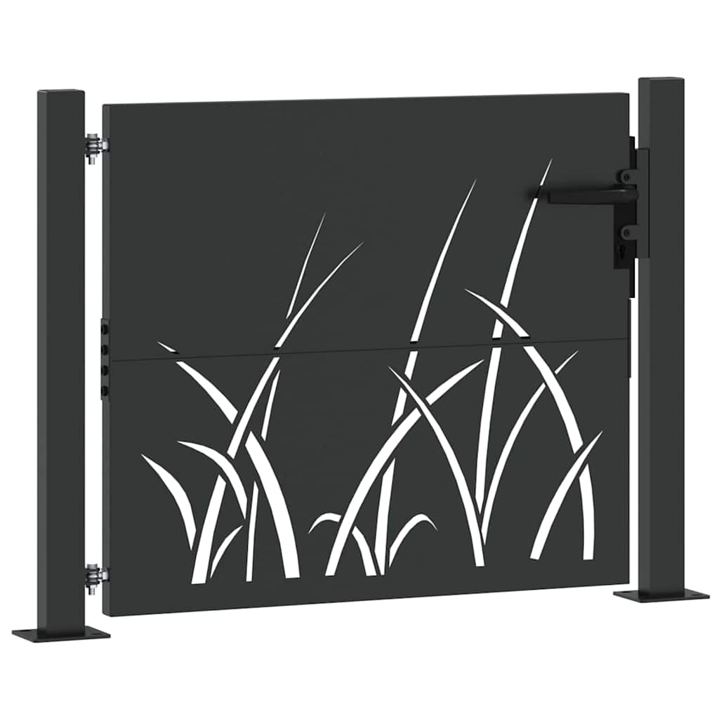 Gartentor 110 X 105 Cm Pulverbeschichteter Stahl