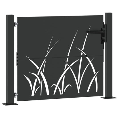 Gartentor 110 X 105 Cm Pulverbeschichteter Stahl