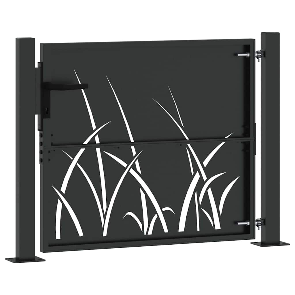 Gartentor 110 X 105 Cm Pulverbeschichteter Stahl