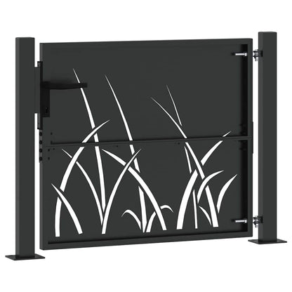Gartentor 110 X 105 Cm Pulverbeschichteter Stahl