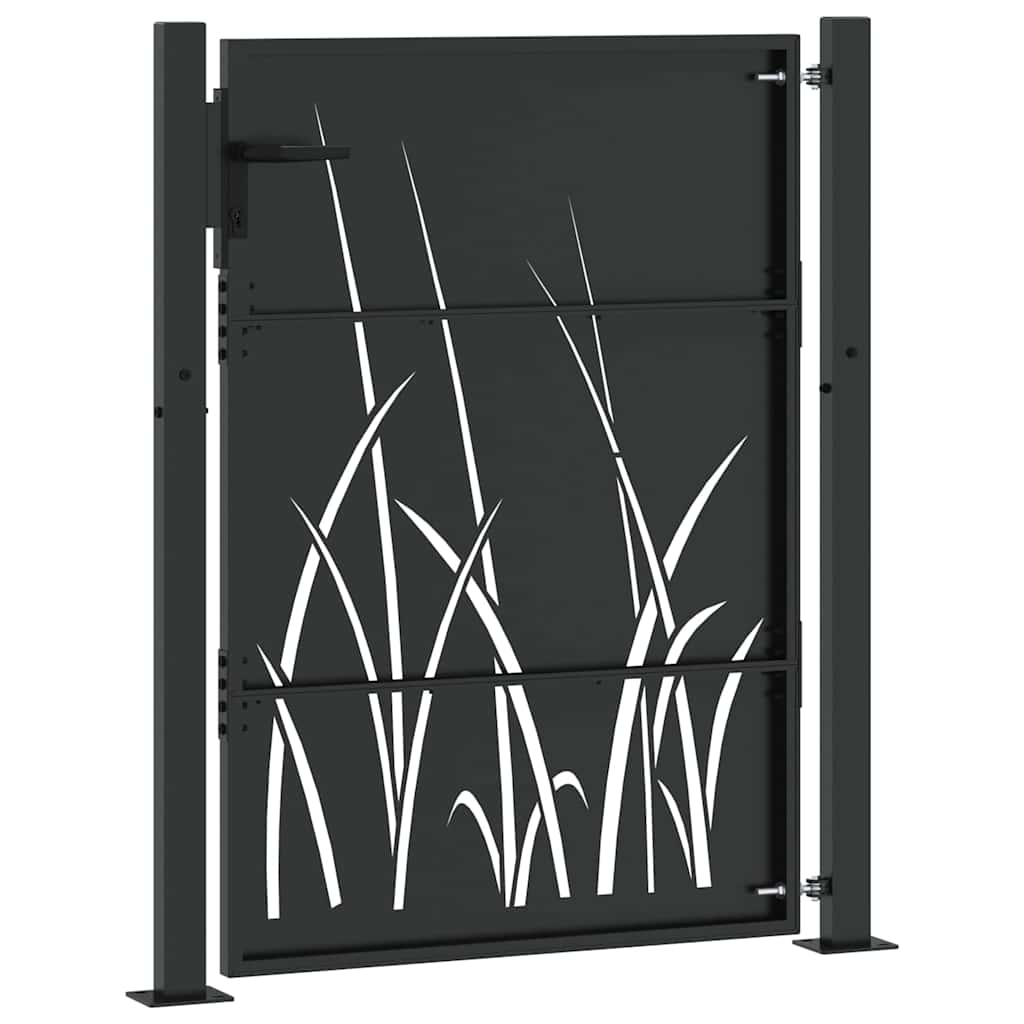 Gartentor 110 X 130 Cm Pulverbeschichteter Stahl