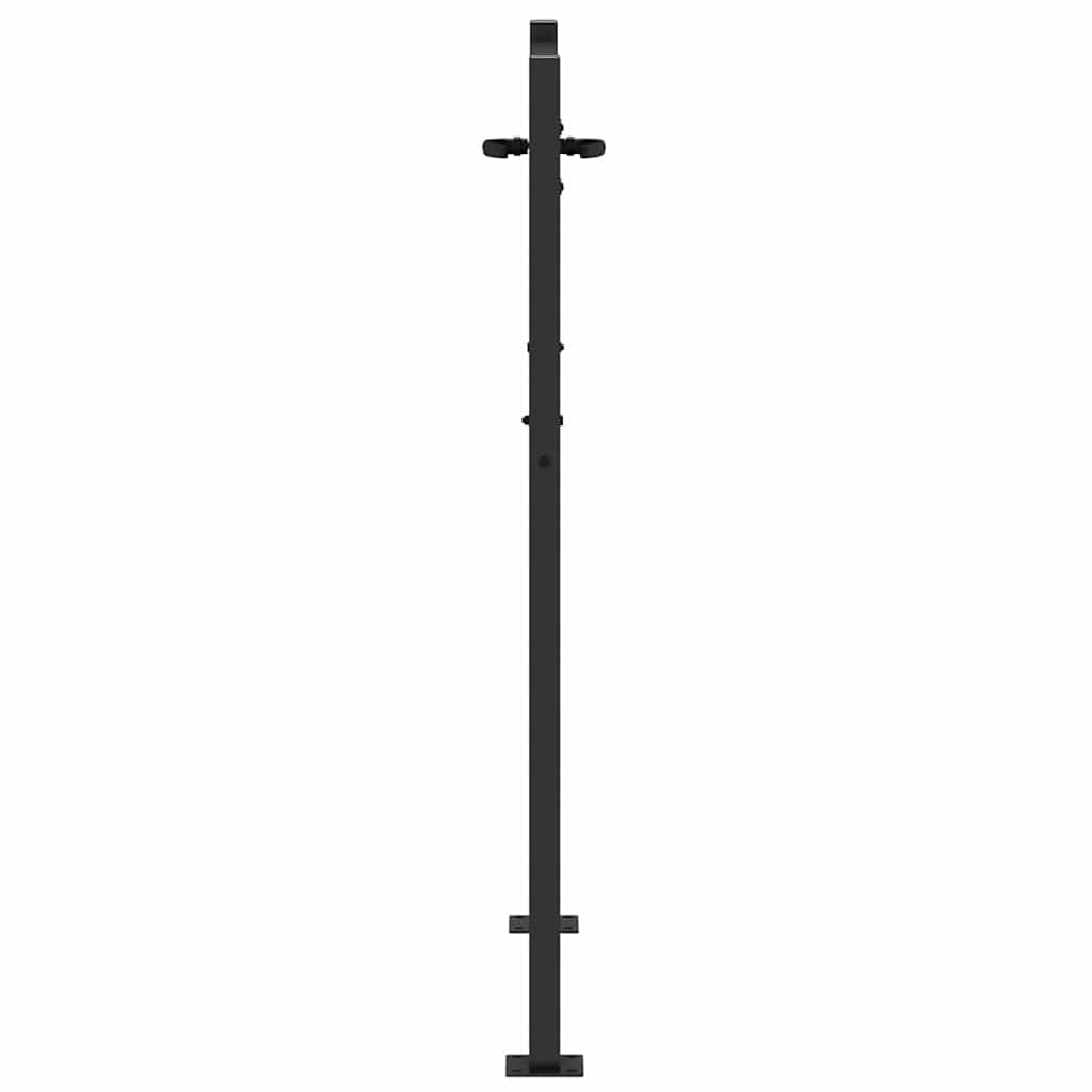 Gartentor 110 X 130 Cm Pulverbeschichteter Stahl