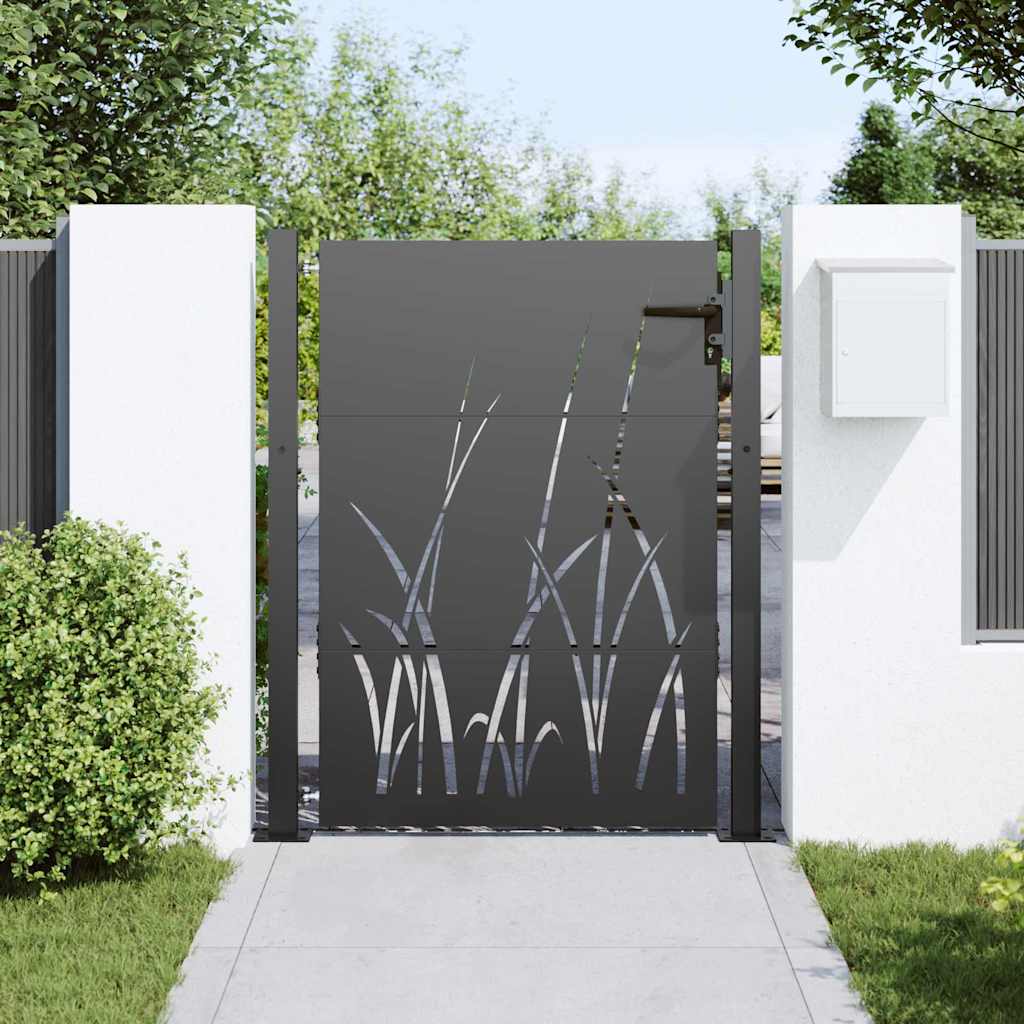 Gartentor 110 X 155 Cm Pulverbeschichteter Stahl