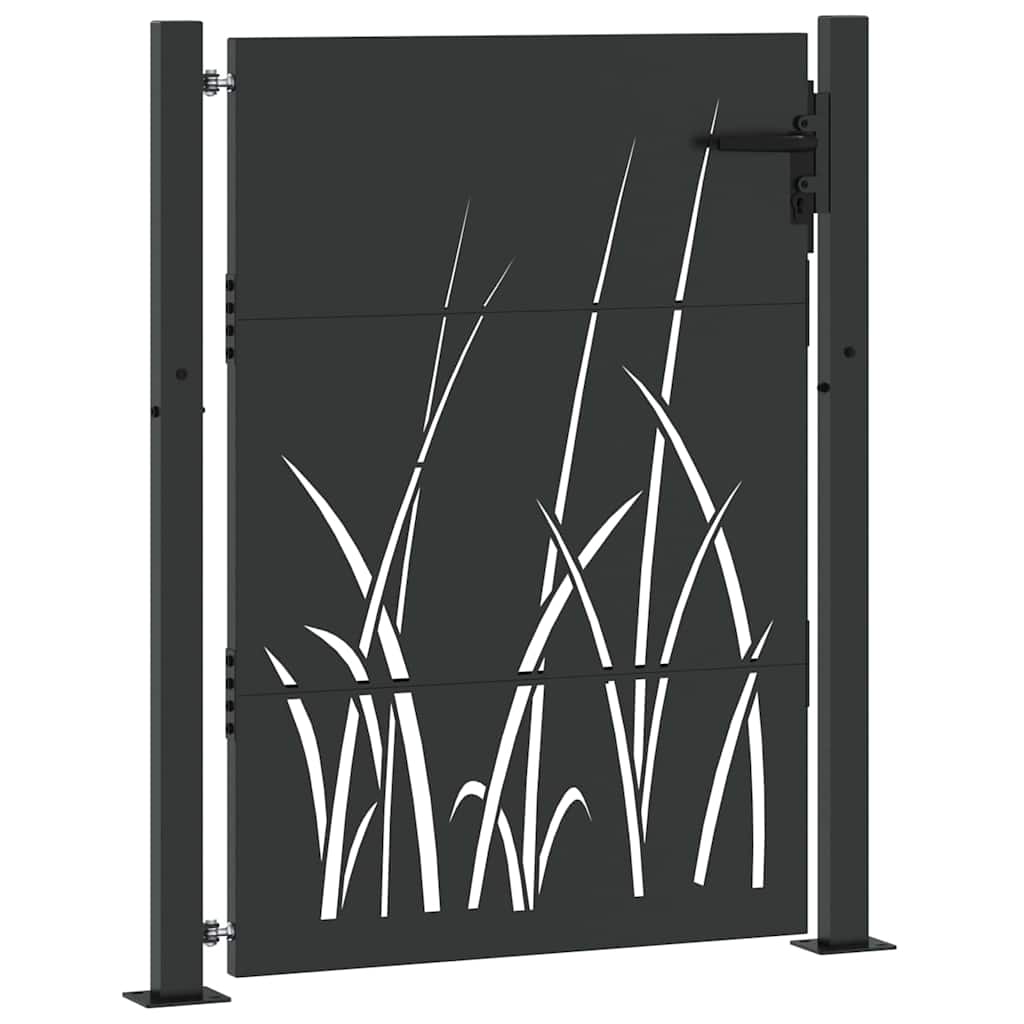 Gartentor 110 X 155 Cm Pulverbeschichteter Stahl