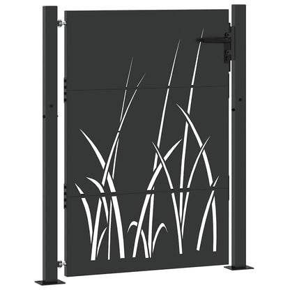 Gartentor 110 X 155 Cm Pulverbeschichteter Stahl