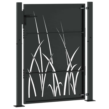 Gartentor 110 X 155 Cm Pulverbeschichteter Stahl