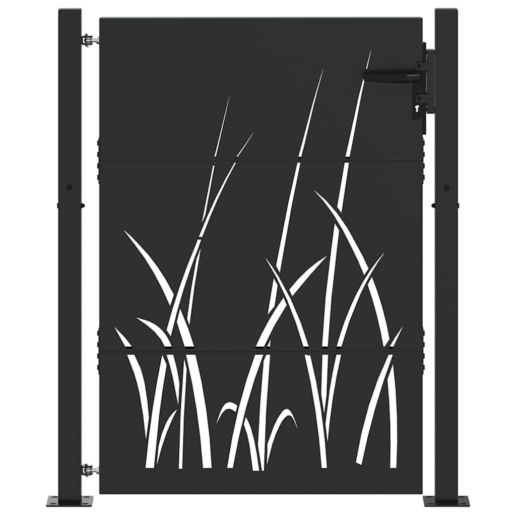 Gartentor 110 X 155 Cm Pulverbeschichteter Stahl