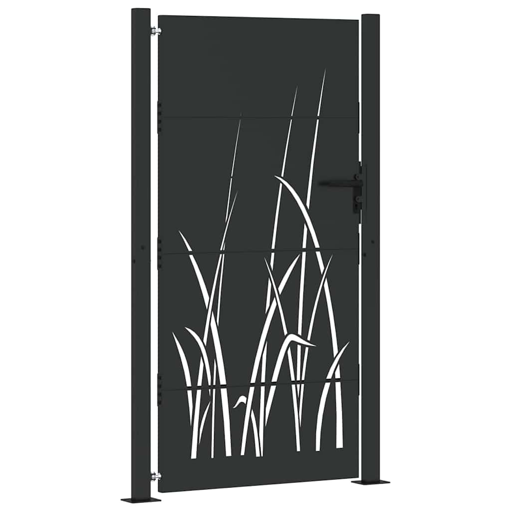 Gartentor 110 X 205 Cm Pulverbeschichteter Stahl