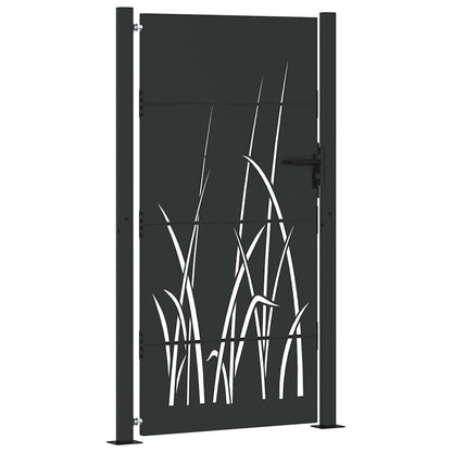 Gartentor 110 X 205 Cm Pulverbeschichteter Stahl