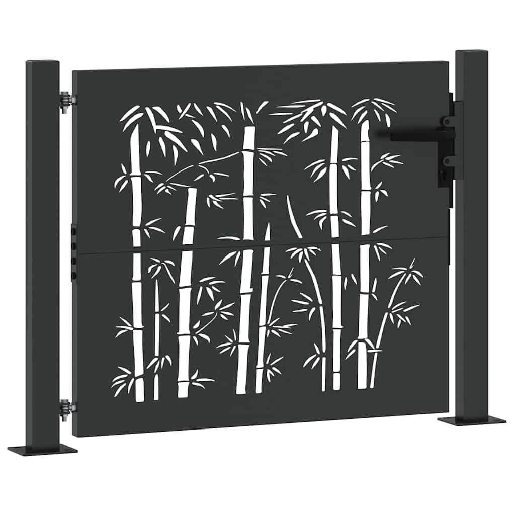 Gartentor 110 X 105 Cm Pulverbeschichteter Stahl