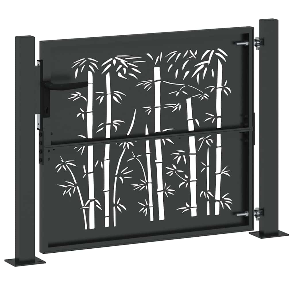 Gartentor 110 X 105 Cm Pulverbeschichteter Stahl