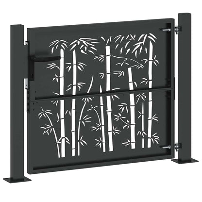Gartentor 110 X 105 Cm Pulverbeschichteter Stahl