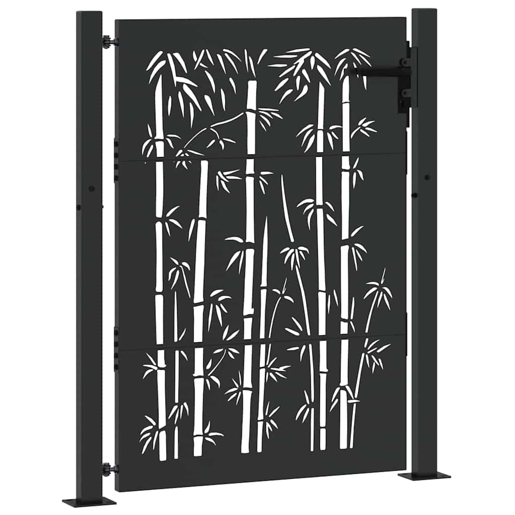 Gartentor 110 X 130 Cm Pulverbeschichteter Stahl