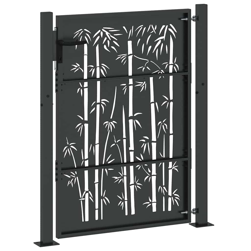 Gartentor 110 X 130 Cm Pulverbeschichteter Stahl