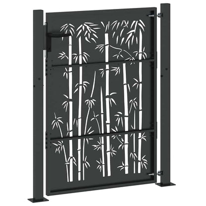 Gartentor 110 X 155 Cm Pulverbeschichteter Stahl